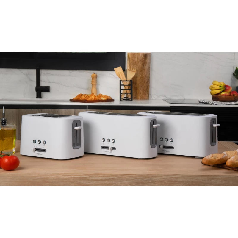 Cecotec 9000 Electric 2-Slice Wide Toaster — Adjustable Browning, Even Toast Every Time