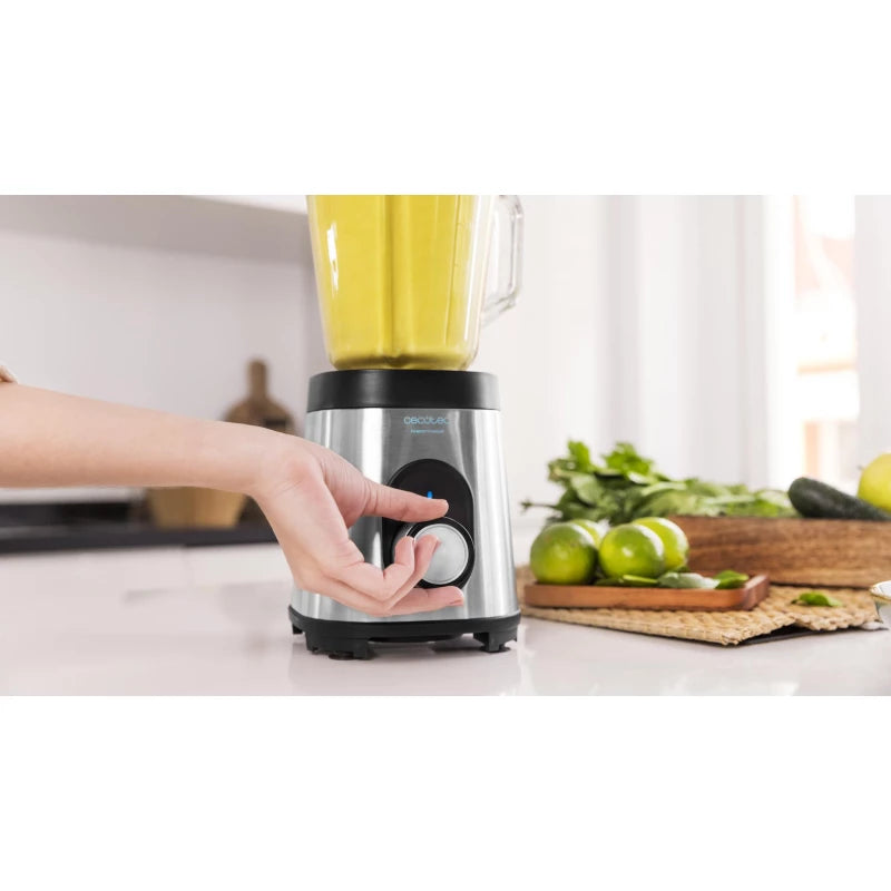 Cecotec 1800W High-Performance Jug Blender — Titanium Blades, Smooth Every Time