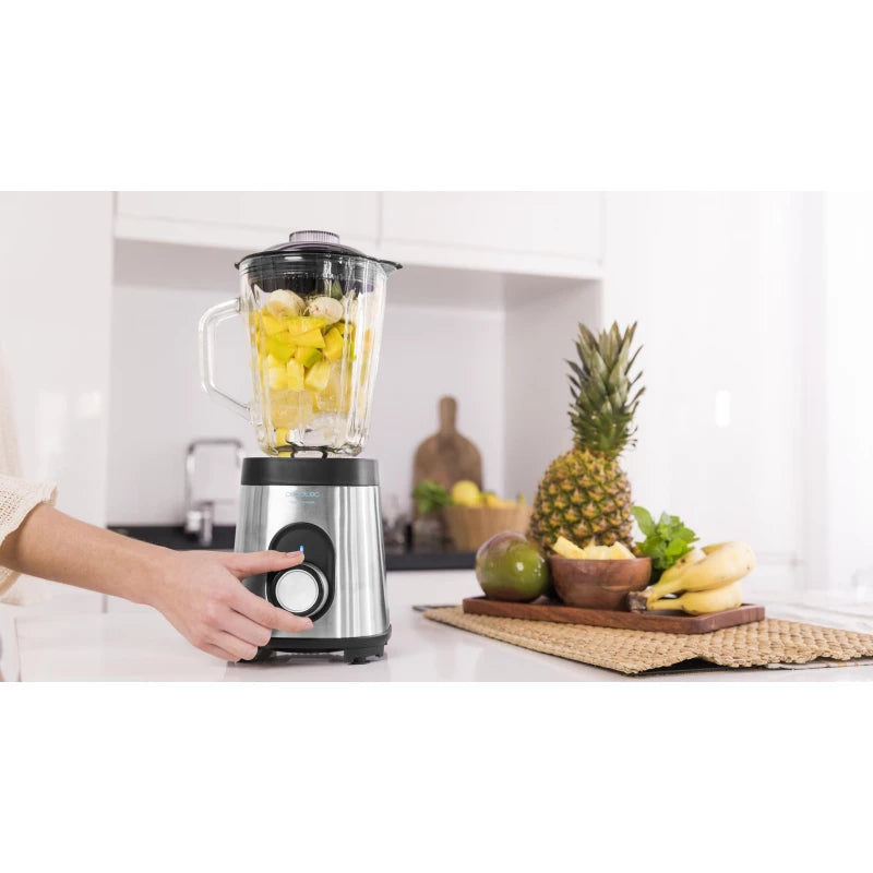 Cecotec 1800W High-Performance Jug Blender — Titanium Blades, Smooth Every Time