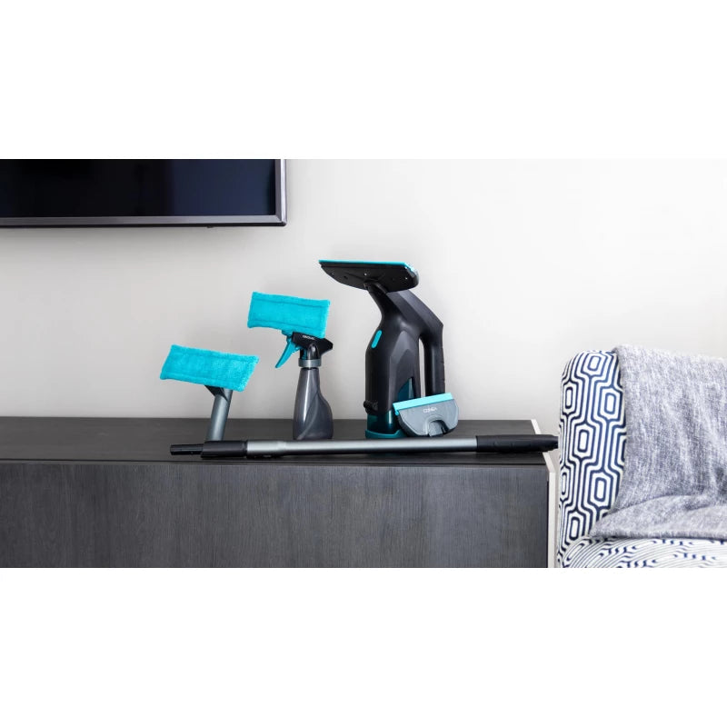 Cecotec Conga Rockstar Popstar Glass Titanium 3-in-1 Window Vacuum — Streak-Free Glass