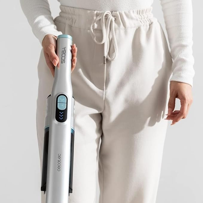 Cecotec Scoba 2100 Jalisco Handheld Steam Cleaner Silver — Compact Chemical-Free Sanitization