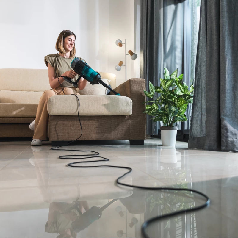 Cecotec Conga 700 PowerHead Upright Vacuum — Deep Carpet Cleaning, Corded Power