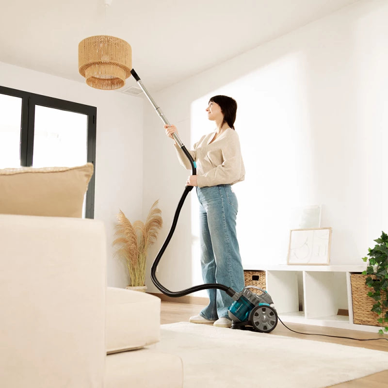 Cecotec 800W Bagless Cylinder Vacuum Cleaner — Powerful Suction, No Bags