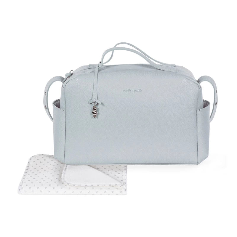 Pasito a Pasito Icon Green Eco Leather Diaper Bag 37x25x15