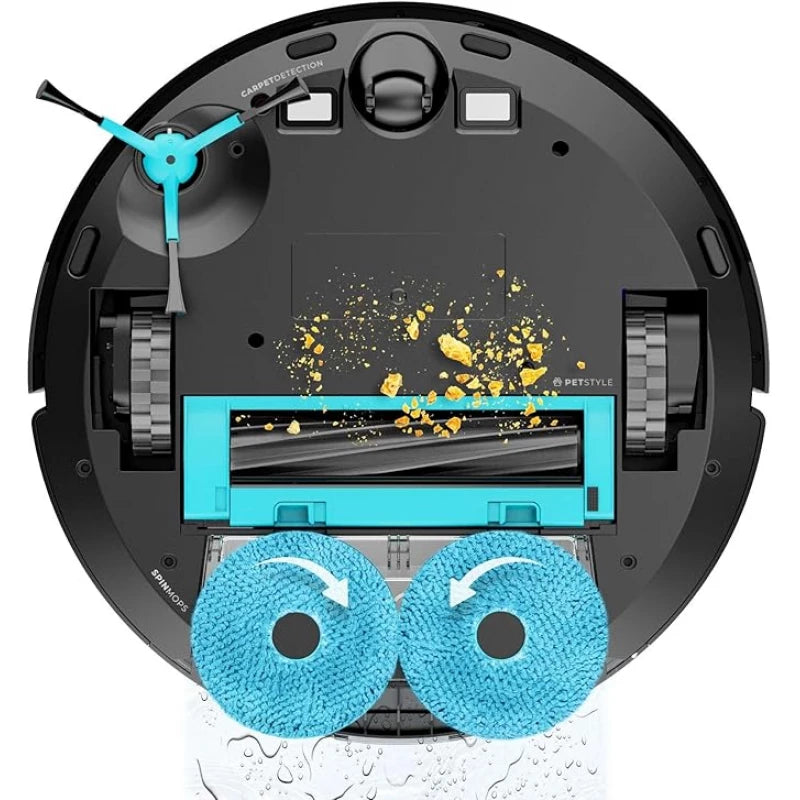 Cecotec Conga 9590 Spin Revolution Robot Vacuum — Spinning Mop, Laser Navigation