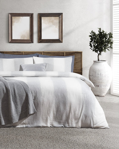 Berthe Double Size Dobby Duvet Cover Set - Madame Coco JO