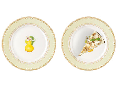 Pear 6 Pcs Cake Plate Set - Madame Coco JO