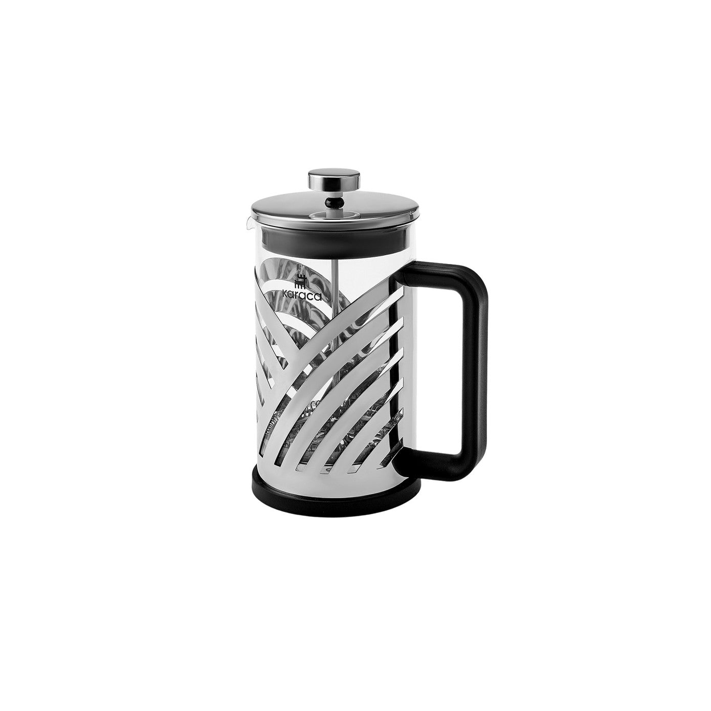 KARACA Wave French Press, 600ml – Modern Metal Design