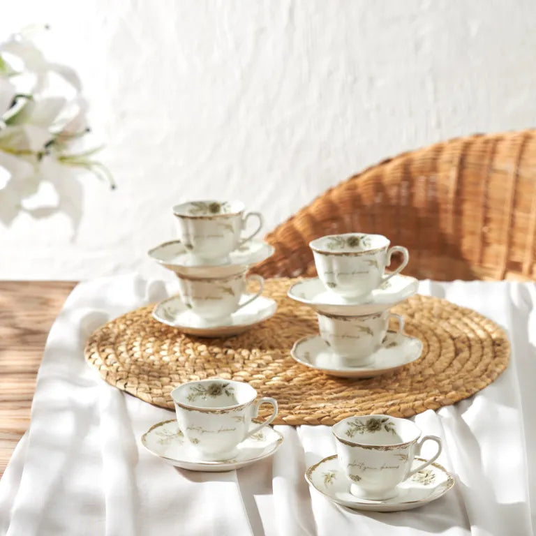 طقم فناجين قهوة كاراجا أنتيكا 6 أشخاص 80 مل