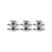 KARACA ÇİNİ Coffee Cup Set 90 ml – 6 Ottoman Style