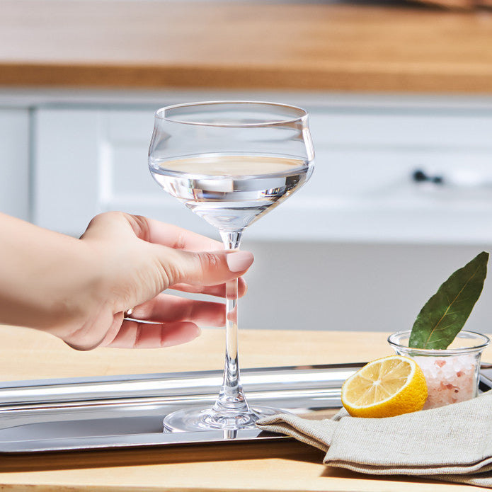 Karaca Even 6-Piece Martini Glass Set 235ml – Elegant Design