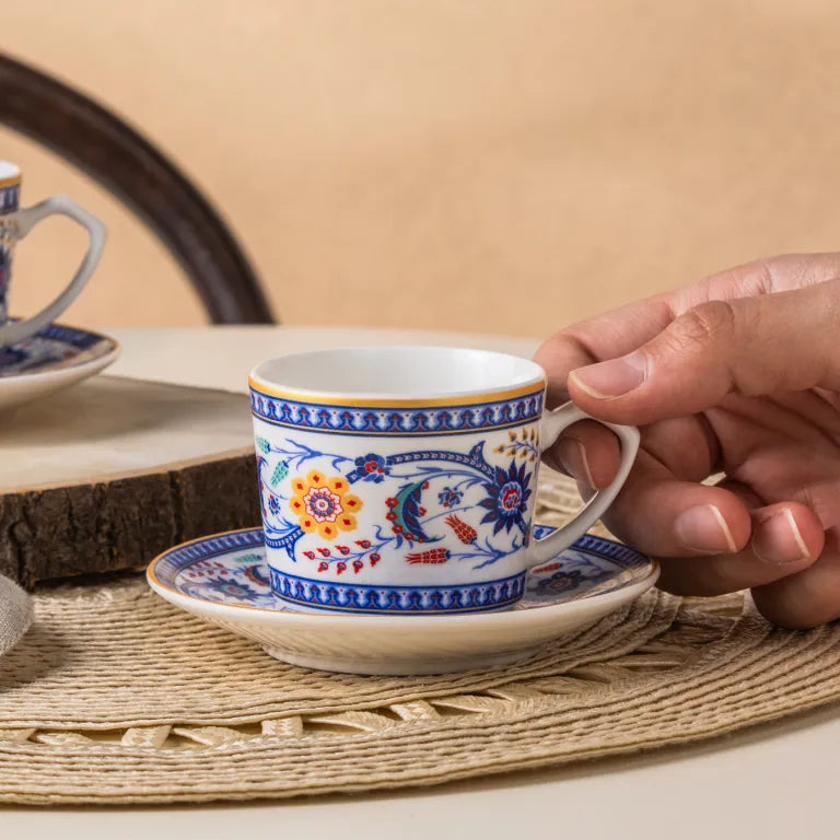 طقم فناجين قهوة كاراجا إهلَمور 80 مل - 2 قطعة أنيقة