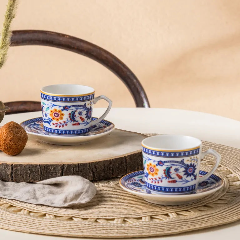 طقم فناجين قهوة كاراجا إهلَمور 80 مل - 2 قطعة أنيقة