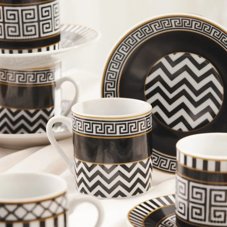 طقم فناجين قهوة كاراجا هيلين 6 قطع 80 مل