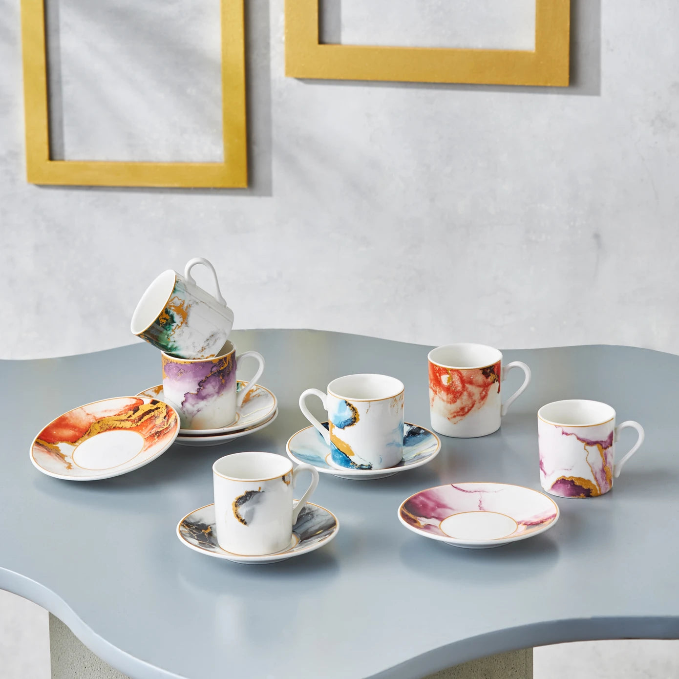 طقم فناجين قهوة كاراجا أتيش 6 أشخاص 80 مل