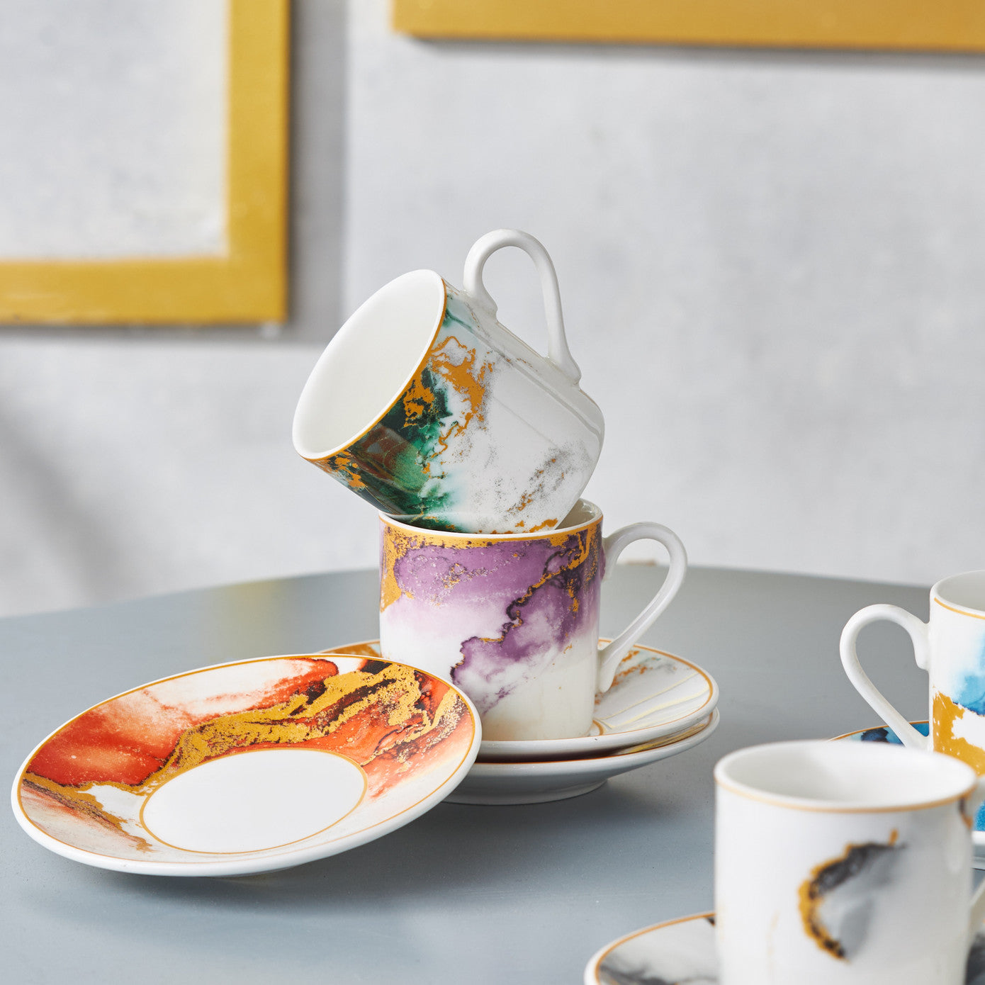 طقم فناجين قهوة كاراجا أتيش 6 أشخاص 80 مل