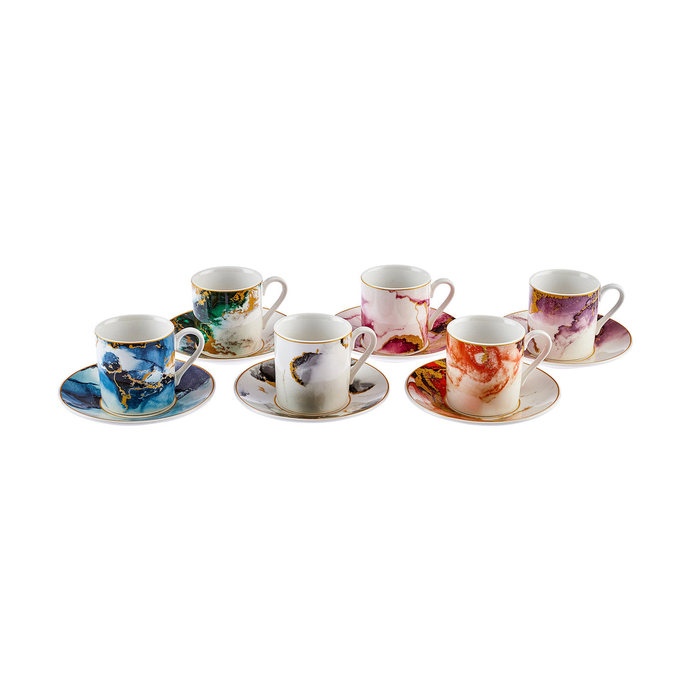 Karaca Ateş Coffee Cup Set of 6, 80ml