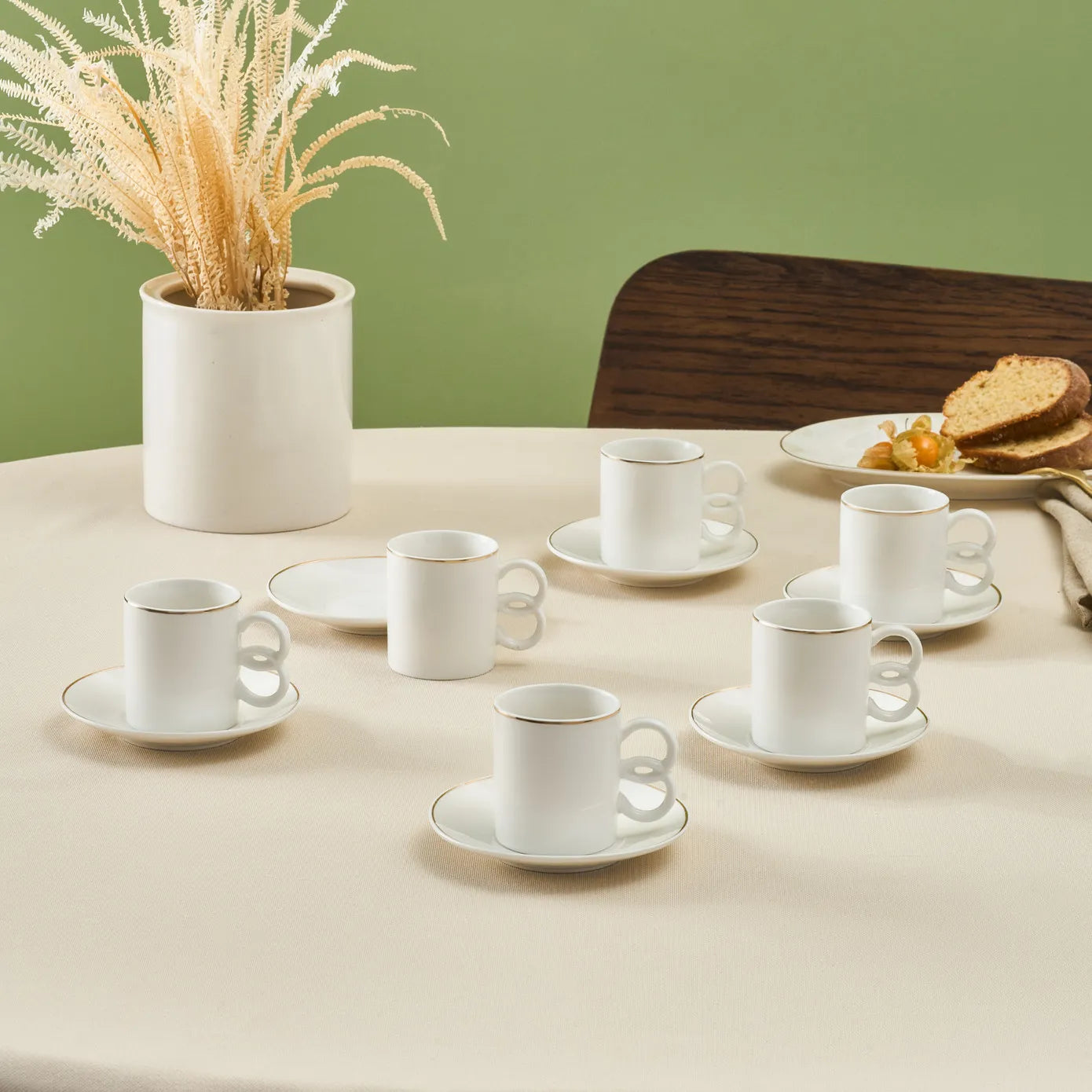 طقم فناجين قهوة كاراجا فوليا ٦ قطع ٩٠ مل