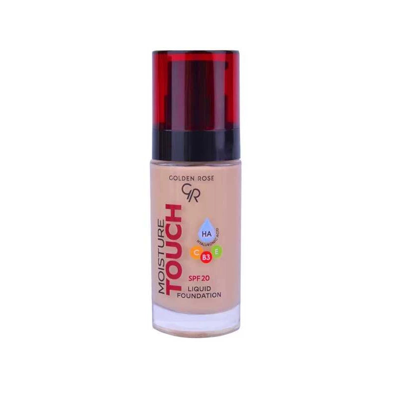 Golden Rose Moisture Touch Liquid Foundation SPF 20 Shade 102