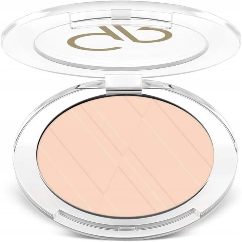 بودرة مضغوطة جولدن روز 104 | تغطية طبيعية ولمسة مطفية