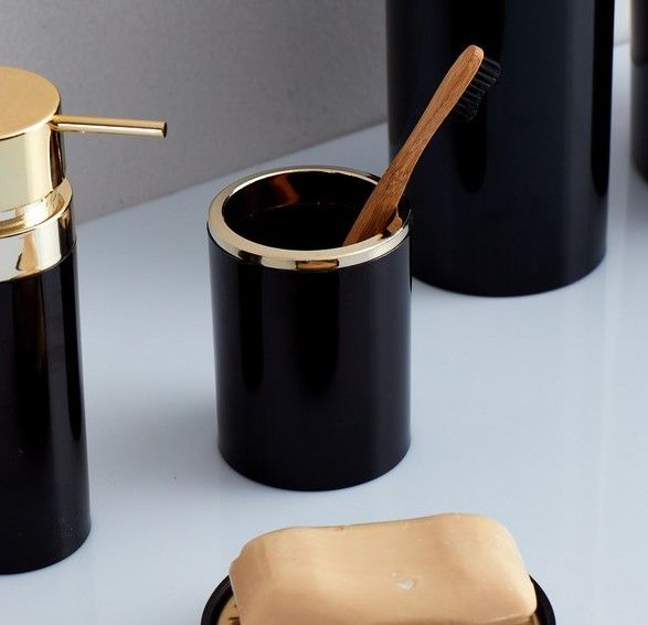 حامل فرشاة أسنان بريمانوفا لينوكس رمادي - بلاستيك ABS أنيق