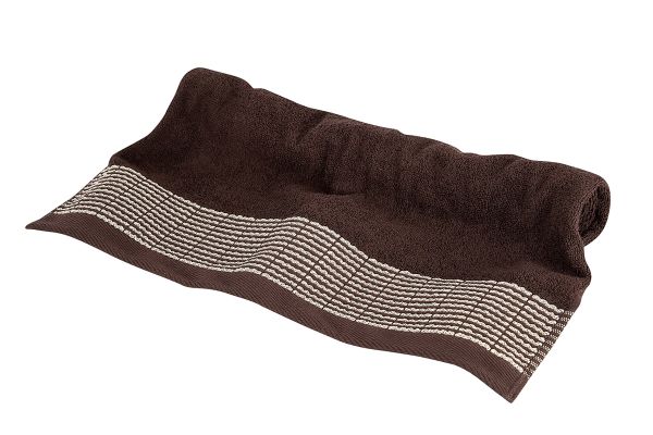 Primanova Barok Hand Towel – Brown 50×80 cm Soft & Absorbent
