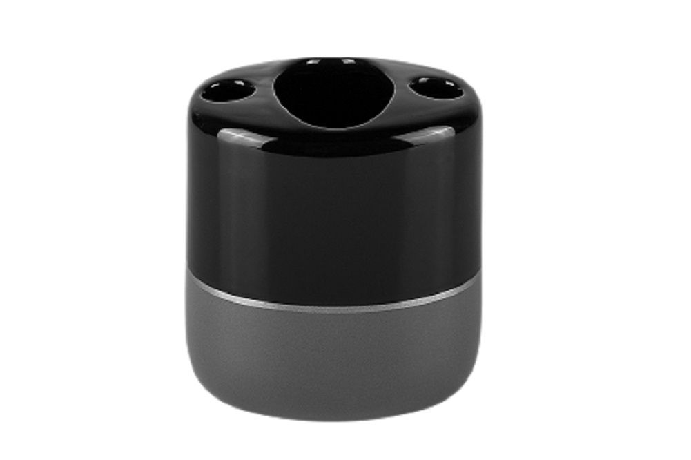 حامل فرشاة بريمانوفا يانكي - سيراميك أسود