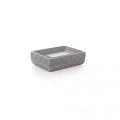 Primanova Nero Soap Dish Gray – Elegant Ceramic Design