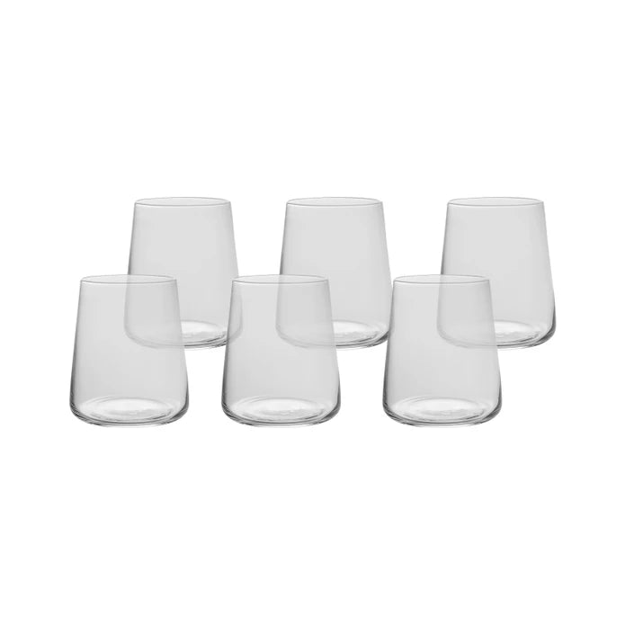 Karaca KRS 6-Piece Water Glass Set 380 ml – Clear Elegance
