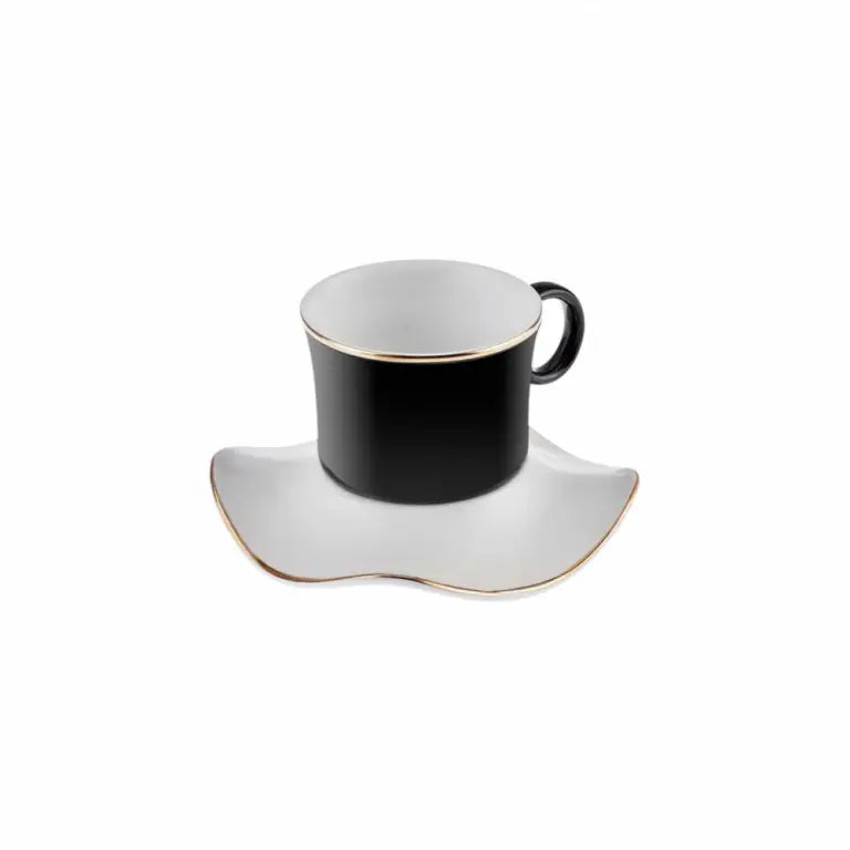 طقم فناجين قهوة كاراجا توربا أسود 6 أشخاص – 100 مل