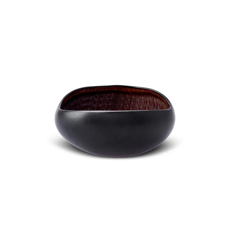 KARACA Galactic Black Bowl – Stylish Reactive Glaze