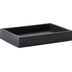 Aquanova Moon Bathroom Tray – Elegant Black Polyresin