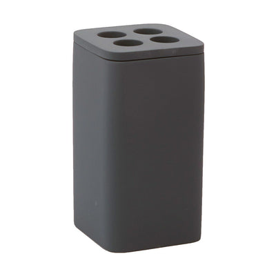 Aquanova Ona Toothbrush Holder – Soft-Touch Dark Gray Design