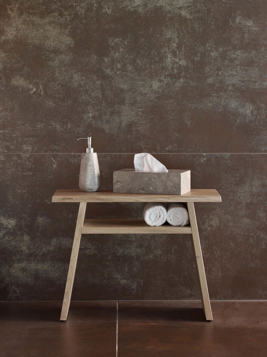 علبة مناديل كبيرة من Aquanova Conor - بيج