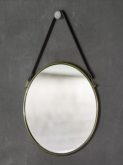 Aquanova Thymo Hanging Mirror – Gold