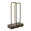 Aquanova Hammam Towel Rack Stand – Elegant Brown
