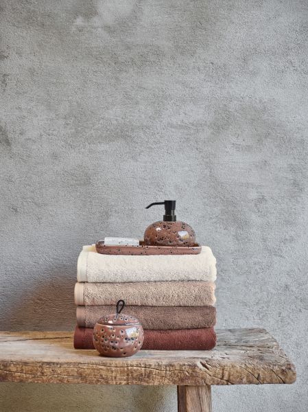 بشكير يدين قطن 55×100 سم Aquanova London – بيج