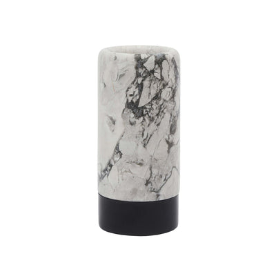 Aquanova Nero Toothbrush Holder – White & Grey
