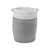 Aquanova Osman 100L Laundry Basket – Gray & White