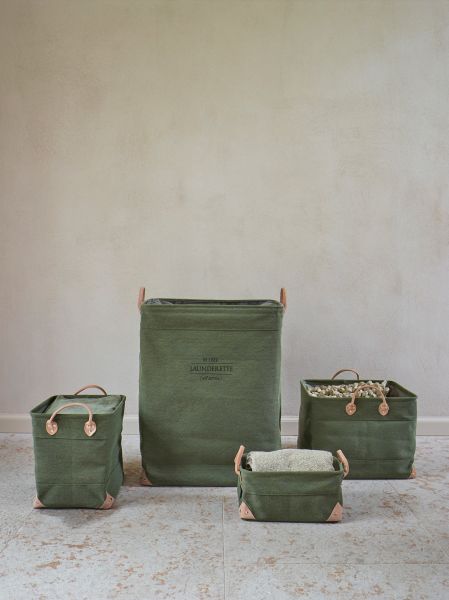 سلة غسيل 113 لتر من Aquanova Lubin – أخضر عملي وأنيق