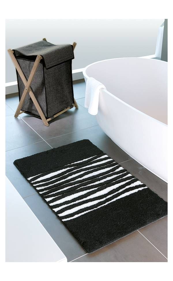 Aquanova Dali Laundry Basket – 103L Foldable Wooden Frame – Dark Gray