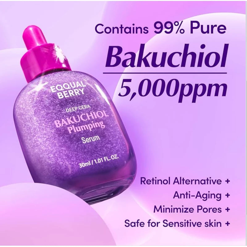 EQQUALBERRY Deep Cera Bakuchiol Plumping Serum 30ml