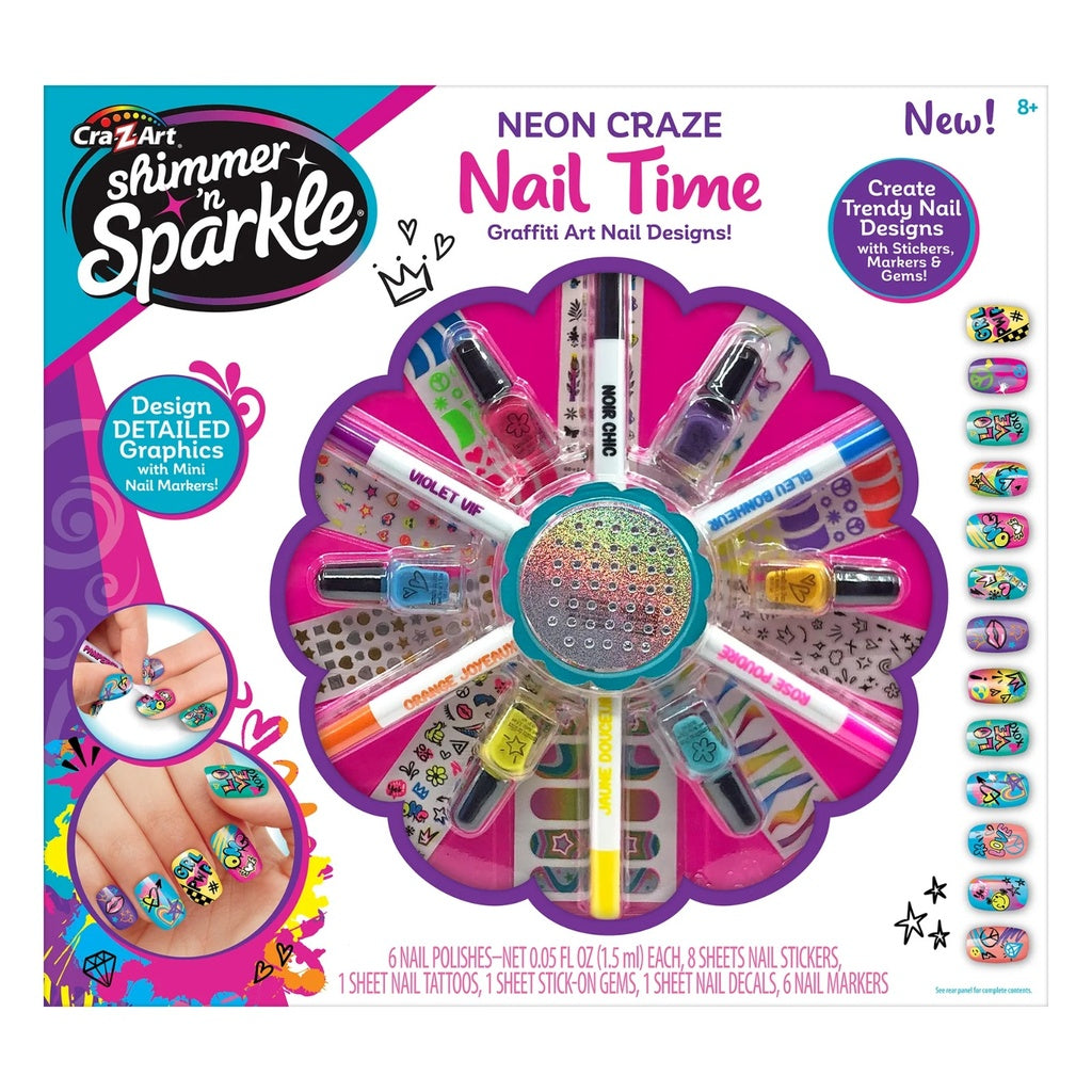 Cra-Z-Art – Shimmer 'N Sparkle مجموعة جمال باللمعان 3 في 1