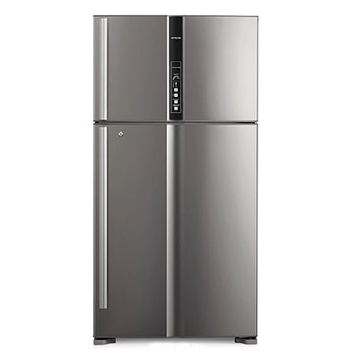 Hitachi Refrigerator 2-Door Stainless Steel 1835mm Height