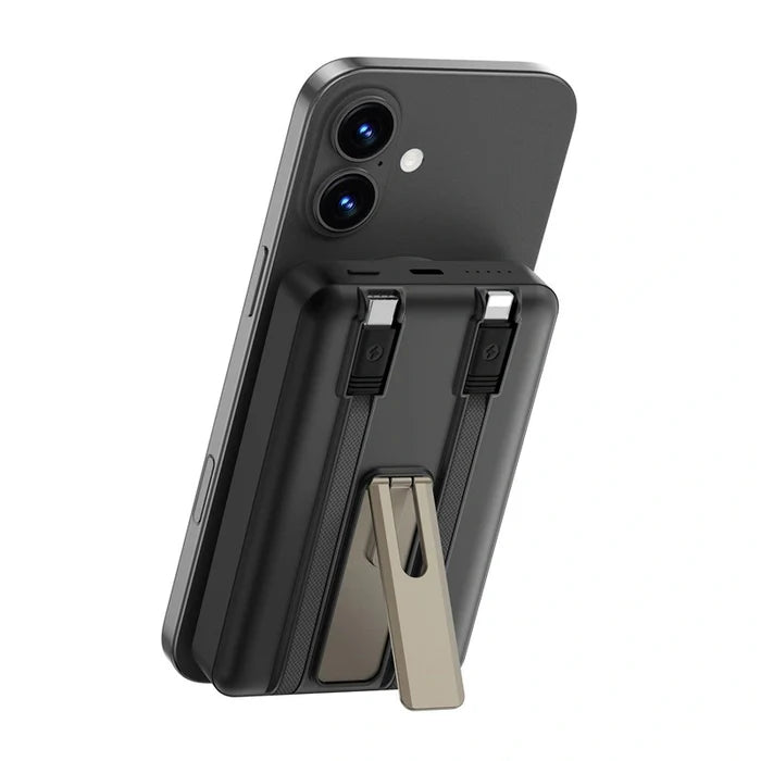 باور بانك WiWU Elite 10000mAh مع حامل وشحن سريع مدمج