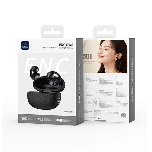 سماعات WiWU Openbuds O501 اللاسلكية المفتوحة 35 ساعة