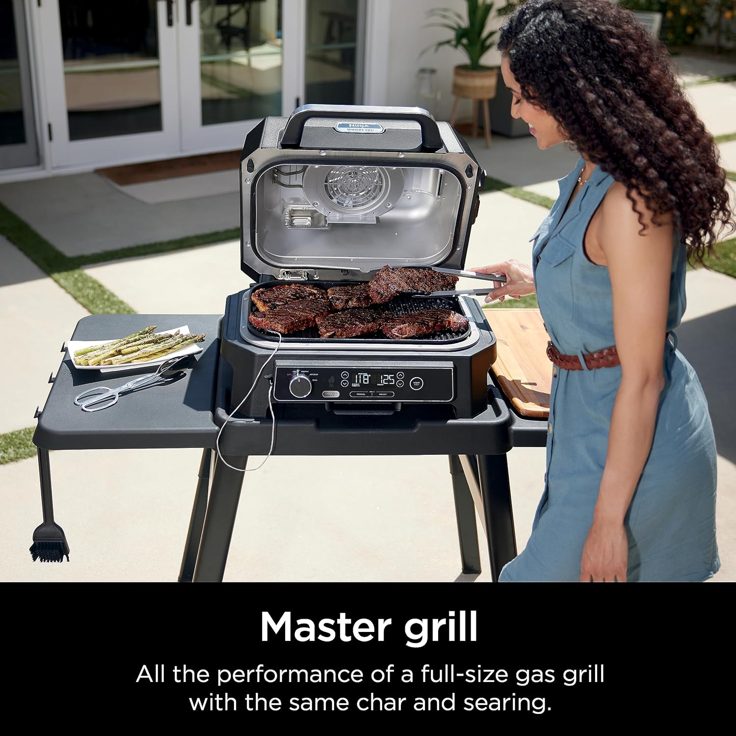 Ninja Woodfire Pro XL OG850UK Electric BBQ Grill & Smoker