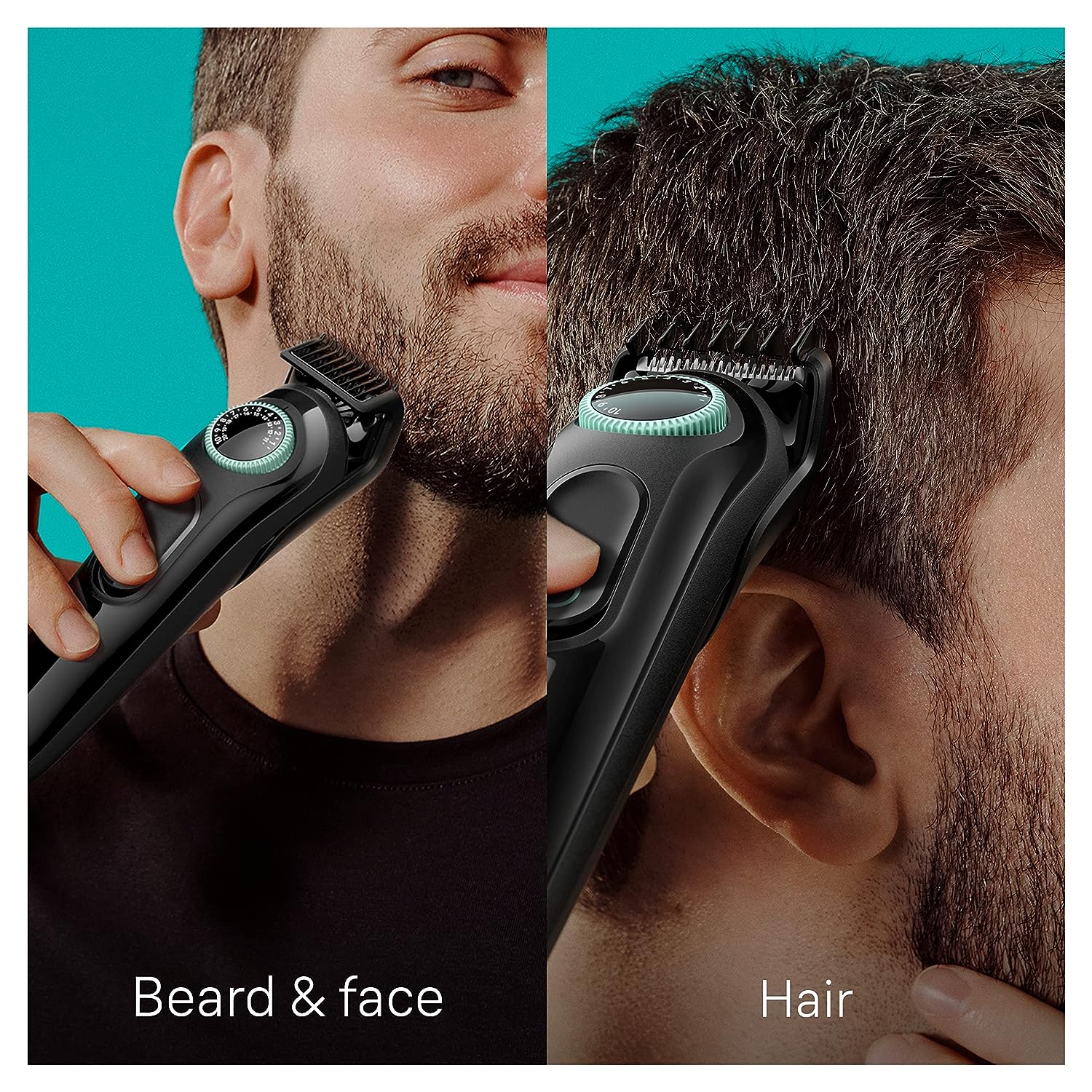 Braun Series 3 : 5-in-1 Men's Grooming Kit with Ultra-Sharp Blade, 40 Length Settings - Black