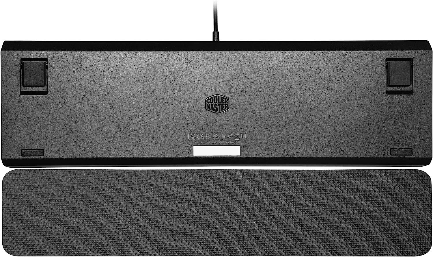 لوحة مفاتيح ميكانيكية للألعاب Cooler Master CK550 V2 بمفتاح بني مع إضاءة خلفية RGB