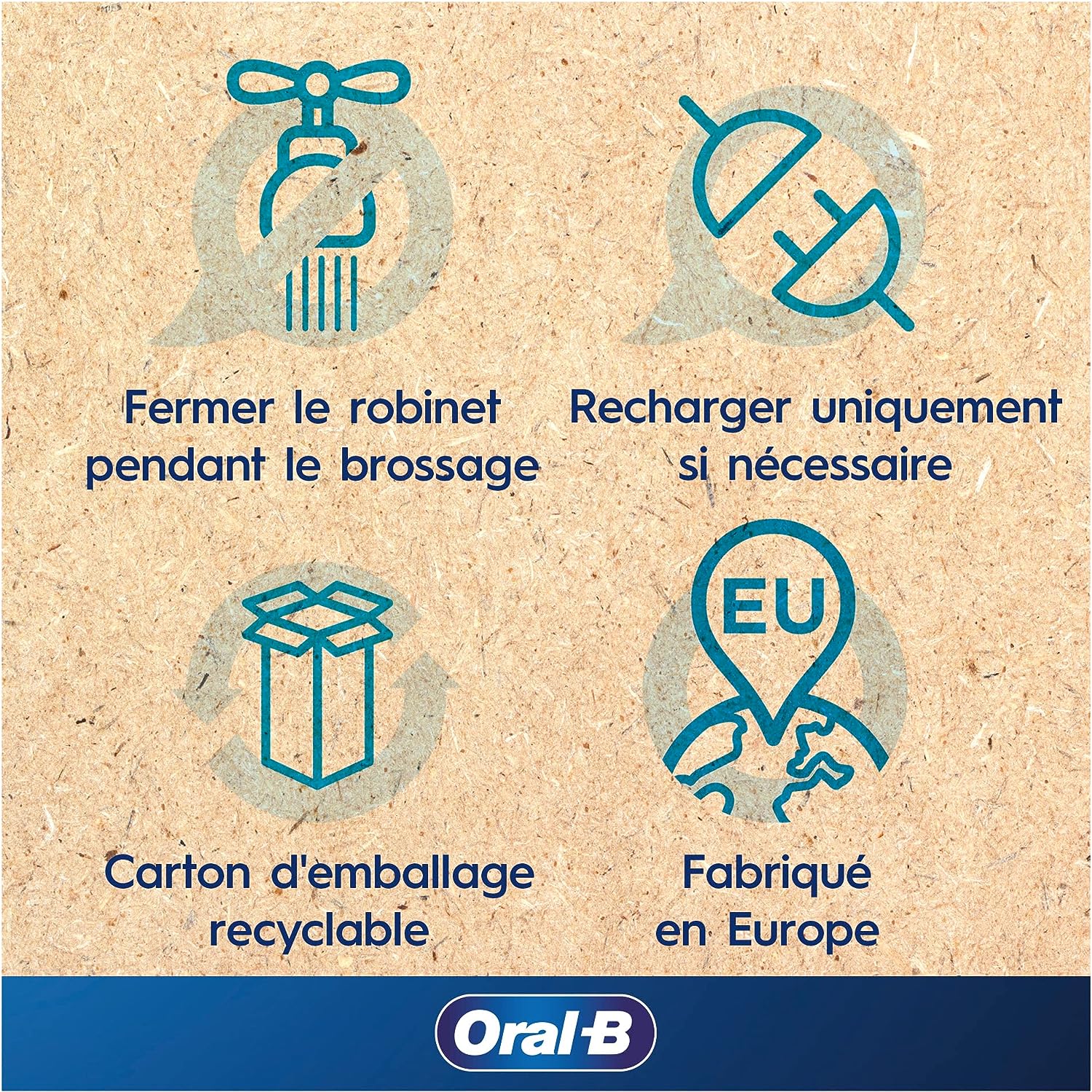 Oral-B by Braun Pro 1 750 Electric Toothbrush with 3D Technology & Case